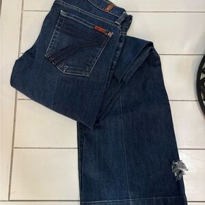 7 For All Mankind Indigo Denim Jeans Dojo